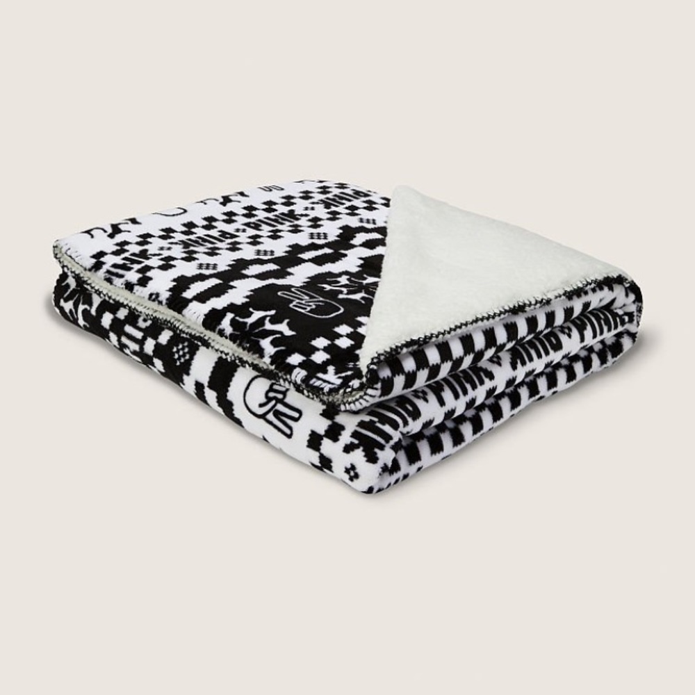 New Victoria Secret PINK Sherpa Blanket